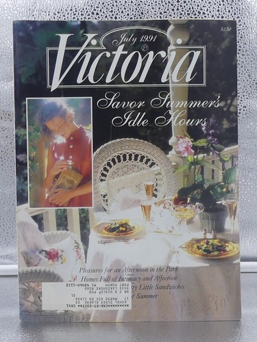 Victoria magazine july 1991 - magazine,
