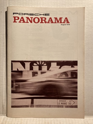 Porsche panorama magazine - porsche,