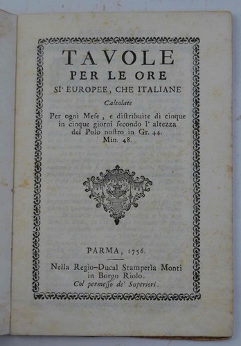 Tavole per ore - le,
